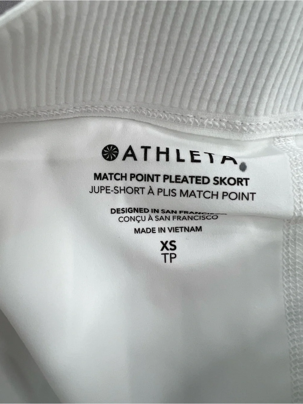 ATHLETA WOMENS MATCH POINT PLEATED ATHLETIC FEATHERLIGHT SKORT - Picture 6 of 7